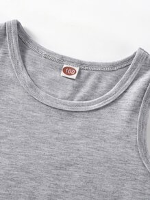 Toddler Boys 4pcs Solid Tank Top - Multicolor - View 7