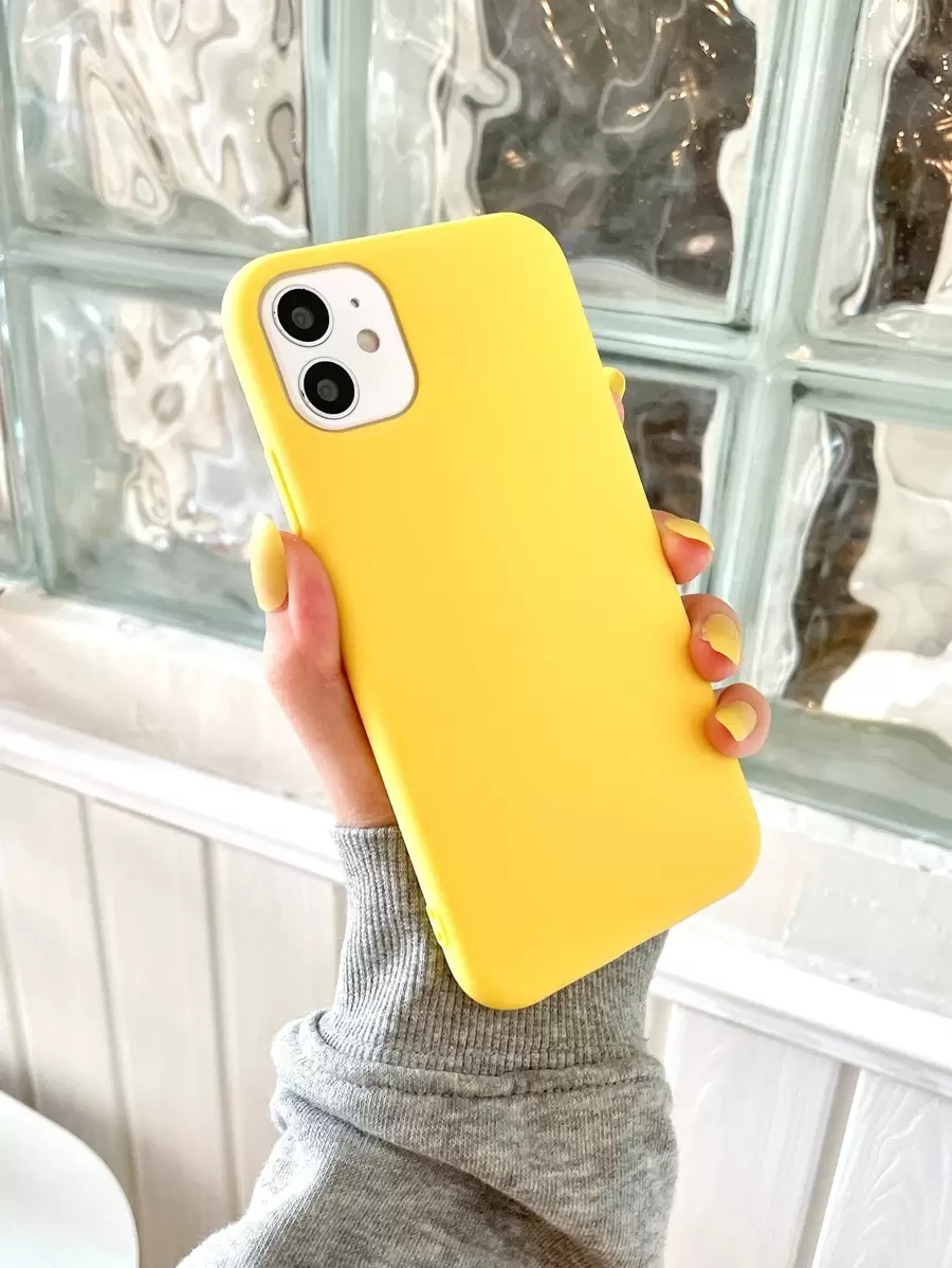 Plain Phone Case - Yellow - View 1