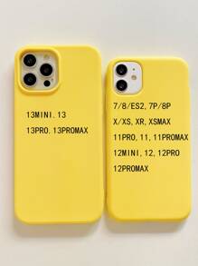 Plain Phone Case - Yellow - View 4