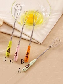 1pc Bear Print Whisk - Multicolor - View 7