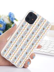 Cartoon Rabbit Phone Case - Multicolor - View 2