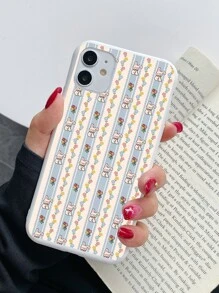 Cartoon Rabbit Phone Case - Multicolor - View 3