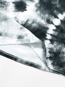 Tanks Bé Trai Cà vạt nhuộm Giải trí - Đen và trắng - Xem 3