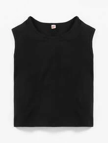 Tanks Bé Trai Cà vạt nhuộm Giải trí - Đen và trắng - Xem 7