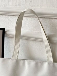 Túi mua sắm đồ họa hoạt hình Túi đi học cho sinh viên mới tốt nghiệp, thiếu nữ, sinh viên năm nhất, năm hai, năm ba & năm tư ở trường cao đẳng, đại học & trung học, hoàn hảo cho hoạt động ngoài trời, du lịch & trở lại trường Túi tote, Túi đeo vai Tối giản, Thường ngày In hình động vật Sức chứa lớn, Di động, Nhẹ Dành cho bé gái, Phụ nữ Ngoài trời, Du lịch, Dã ngoại, Mua sắm, Kỳ nghỉ, Bãi biển - trắng - Xem 3