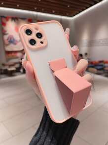 帶腕帶支架素色手機殼 - 珊瑚橙 - 查看 2