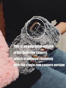 Ốp trang trí bằng kim cương giả tương thích với iPhone Tương thích với iPhone 11,IPhone 13,IPhone 14 Pro Max - Xám - Xem 4