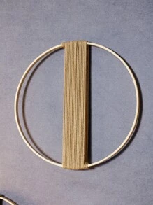 4入組圓環掛飾 - 棕色 - 查看 5