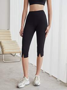 MOTF PREMIUM SEAM M-SLIT CAPRIS LEGGINGS - Black - View 8