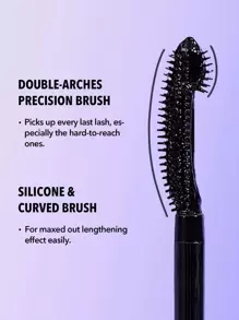 SHEGLAM Comprido Em Precisão Tubos Rímel - Preto - Visão 4