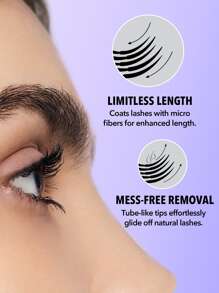 SHEGLAM Long at Last Full Flex Tubing Mascara - Black - View 5