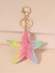 Llavero de colores estrella de mar - Multicolor - Ver 2