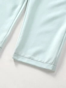 小女童翻蓋口袋襯衫和褲子