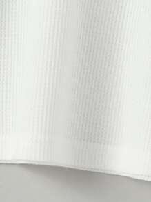 Áo polo bé trai Nút phía trước màu trơn Giải trí - trắng - Xem 3