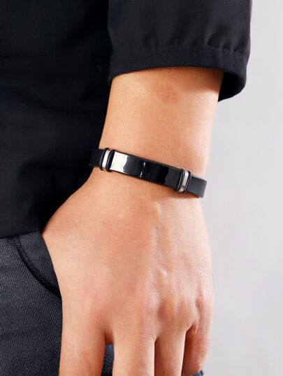 Fashionable and Popular Men Stainless Steel Bracelet for Jewelry Gift and for a Stylish Look