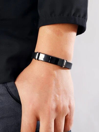 Fashionable and Popular Men Stainless Steel Bracelet for Jewelry Gift and for a Stylish Look