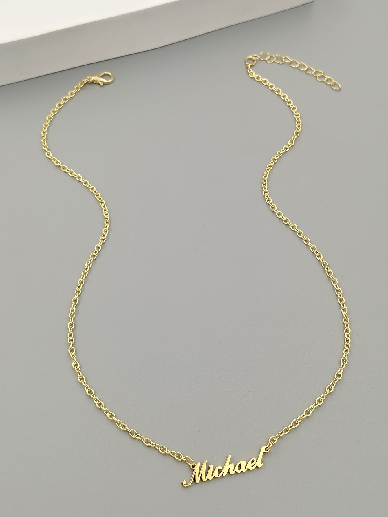 Men Name Letter Charm Necklace | SHEIN EUR