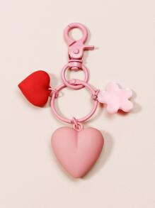 Móc khóa trái tim Charm - Nhiều màu - Xem 2