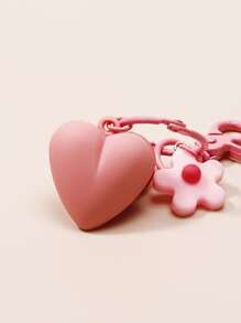 Móc khóa trái tim Charm - Nhiều màu - Xem 3