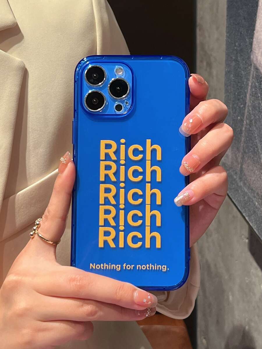 Funda para móvil con estampado de letra - Multicolor - Ver 1