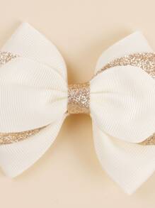 2 cái Bé Gái Mới Biết Đi Nơ Trang Trí Tóc Kẹp - Nhiều màu - Xem 3