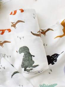 Bebé Manta con estampado de dinosaurio - Multicolor - Ver 3