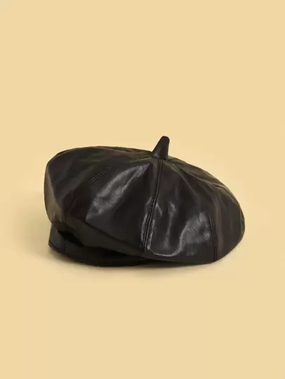 复古简约儿童贝雷帽