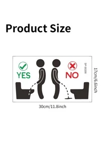1pc Abstract Figure Graphic Toilet Lid Sticker,Stickers,Wall Decal,Vinly Decal For Home Decorations,Spring Decoration Items Refesh Your Home,Rama Decoration Stickers