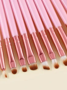 15pcs Makeup Brush Set Premium Synthetic Hair Eyeshadow Blending Brush Set Cosmetic Tool For Face And Eyes,Brush Set,Makeup Brush Kit,Make Up Brush Set,Make Up Set Complete,Makeup Brush Set,Complete Makeup Kit,Brush Kit,Brushes Makeup Set,Makeup Gift Set,Set - Multicolor - View 4