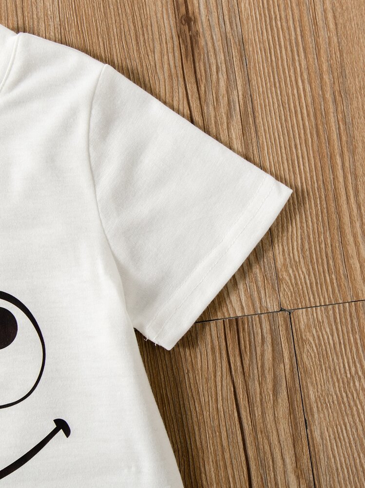 Niños Camiseta con estampado de dibujos animados - Blanco - Añade 6