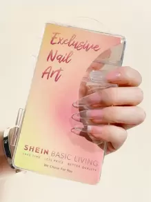 SHEIN BASIC LIVING 180 şeffaf takma tırnak - Trong sáng - Xem 1