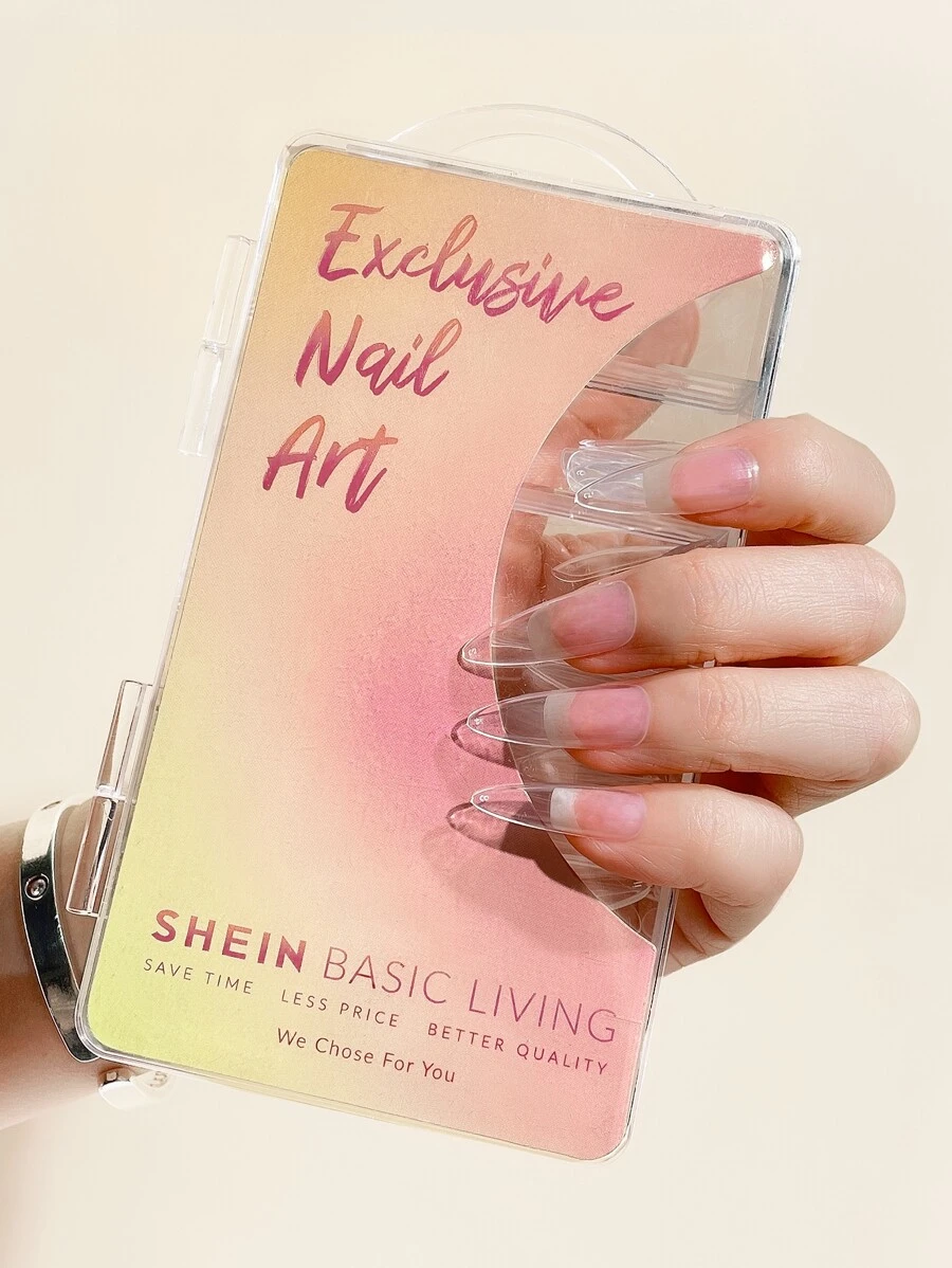 SHEIN BASIC LIVING 180 şeffaf takma tırnak - Trong sáng - Xem 1