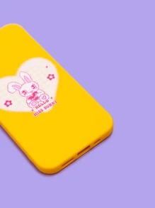 Sweetness Cartoon Rabbit Print Phone Case - Multicolor - View 2