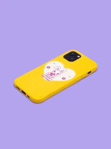 Sweetness Cartoon Rabbit Print Phone Case - Multicolor - View 4