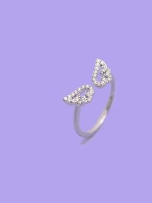 ROMWE Vòng tay trang trí hình cánh - Bạc - Xem 6