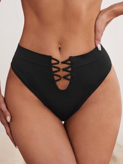 سروال داخلي مثير مقطع بعرض