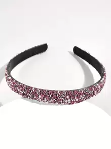 Rhinestone & Faux Pearl Decor Headband Elegant Tiaras - Multicolor - View 1