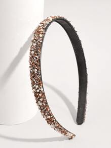 Băng đô trang trí đính đá và ngọc trai giả thanh lịch, Băng đô, Vòng tóc, Phụ kiện tóc Băng đô - Nhiều màu - Xem 3