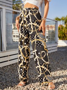 Quần nữ Họa tiết Chain Giải trí - Nhiều màu - Xem 3