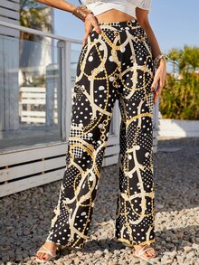 Quần nữ Họa tiết Chain Giải trí - Nhiều màu - Xem 5