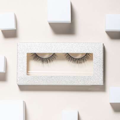 1pair Faux Mink False Eyelashes