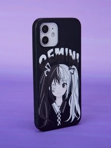 ROMWE J-Fashion Gemini Figure Graphic Phone Case - Multicolor - View 2