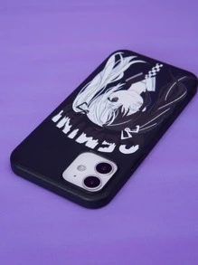 ROMWE J-Fashion Gemini Figure Graphic Phone Case - Multicolor - View 4