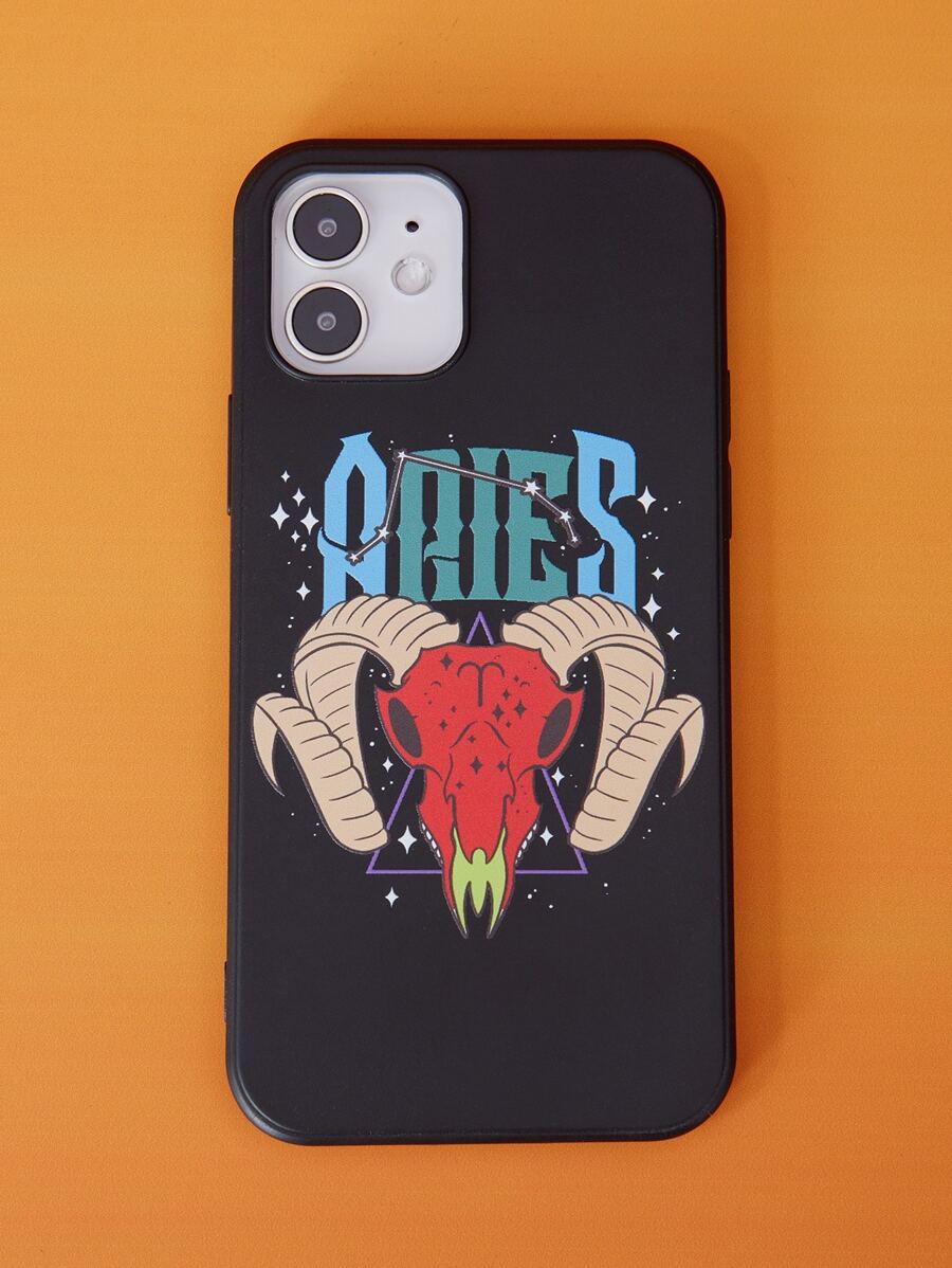 Juandamurai Starsalign Aries Sheep Head Pattern Phone Case - Multicolor - View 1