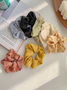 7 chiếc Scrunchie rắn - Nhiều màu - Xem 2