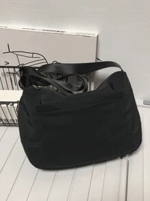 高中生 大学新生 多功能单肩包 单肩包 休闲包 男士简约尼龙斜挎包、手提包 书包 适合旅行、大学、户外、运动、父亲节礼物 返校 多功能宿舍书包 通勤 时尚单肩包 斜挎包 侧包 秋季邮差包 圆筒包 老款 万圣节 圣诞尖叫男包 冬季男包 感恩节 假期包 手提包 运动包 腰包 腰带包 骑行包 腰包 沙滩包 健身包 - 黑色 - 查看 3