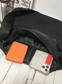 高中生 大学新生 多功能单肩包 单肩包 休闲包 男士简约尼龙斜挎包、手提包 书包 适合旅行、大学、户外、运动、父亲节礼物 返校 多功能宿舍书包 通勤 时尚单肩包 斜挎包 侧包 秋季邮差包 圆筒包 老款 万圣节 圣诞尖叫男包 冬季男包 感恩节 假期包 手提包 运动包 腰包 腰带包 骑行包 腰包 沙滩包 健身包 - 黑色 - 查看 6