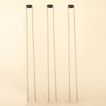 3pcs Rhinestone Decor Hair Pin