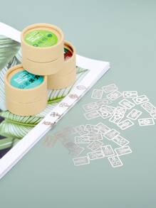 20pcs Random Shaped Bookmark - Silver - View 1