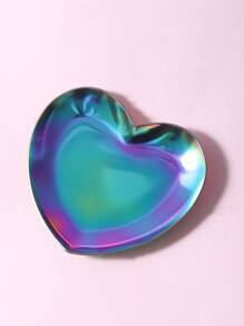 彩色不銹鋼滾動托盤製造商迷你珠寶展示板心形美甲工具 - 彩色 - 查看 3